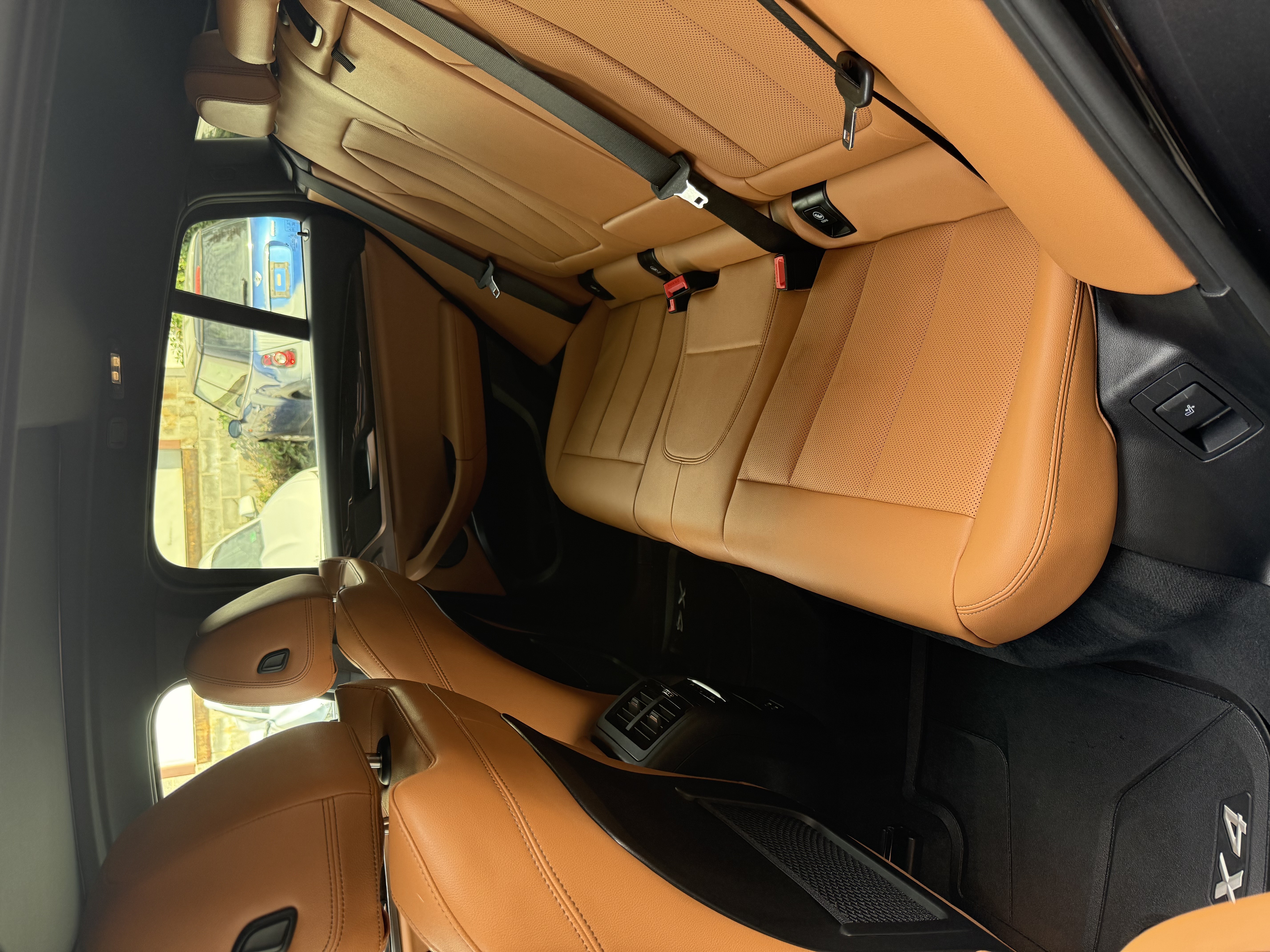 BMW rear seat detail